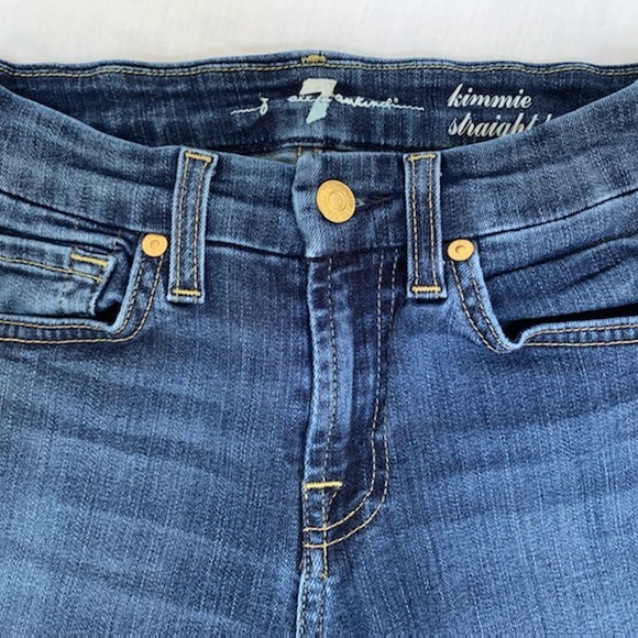 7 For All Mankind “Kimmie Straight” Jeans (25) - Picture 3 of 5